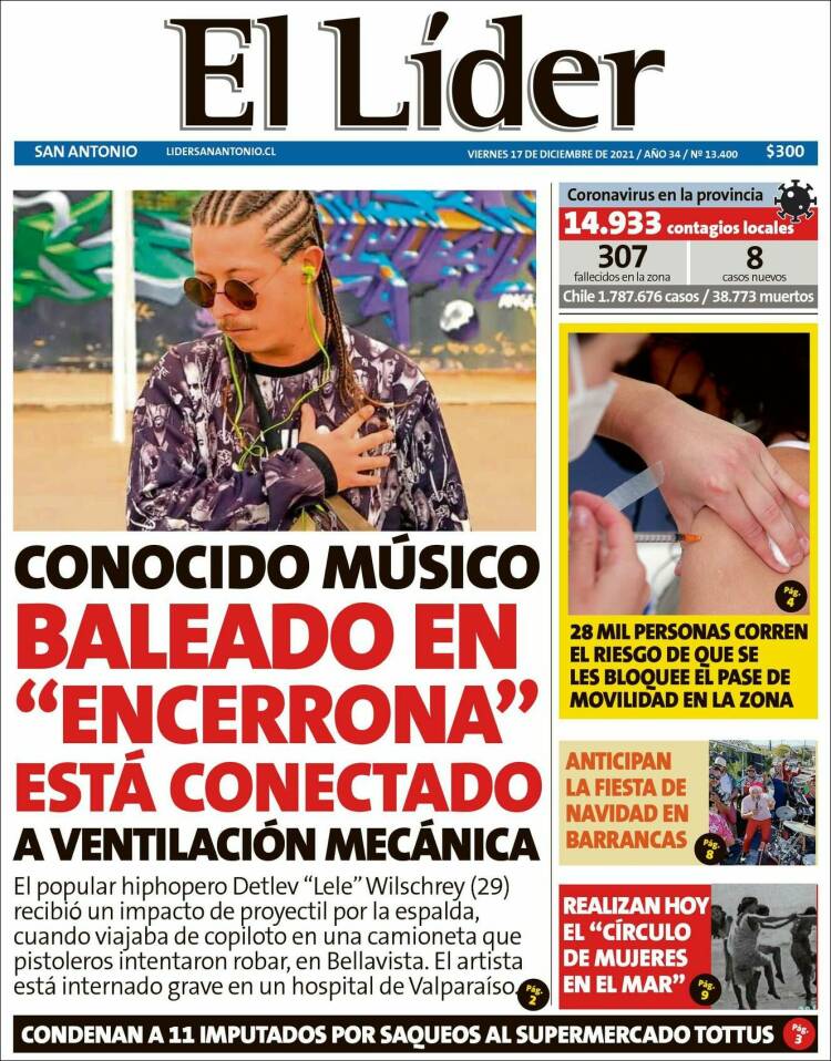 Portada de Lider de San Antonio (Chile)