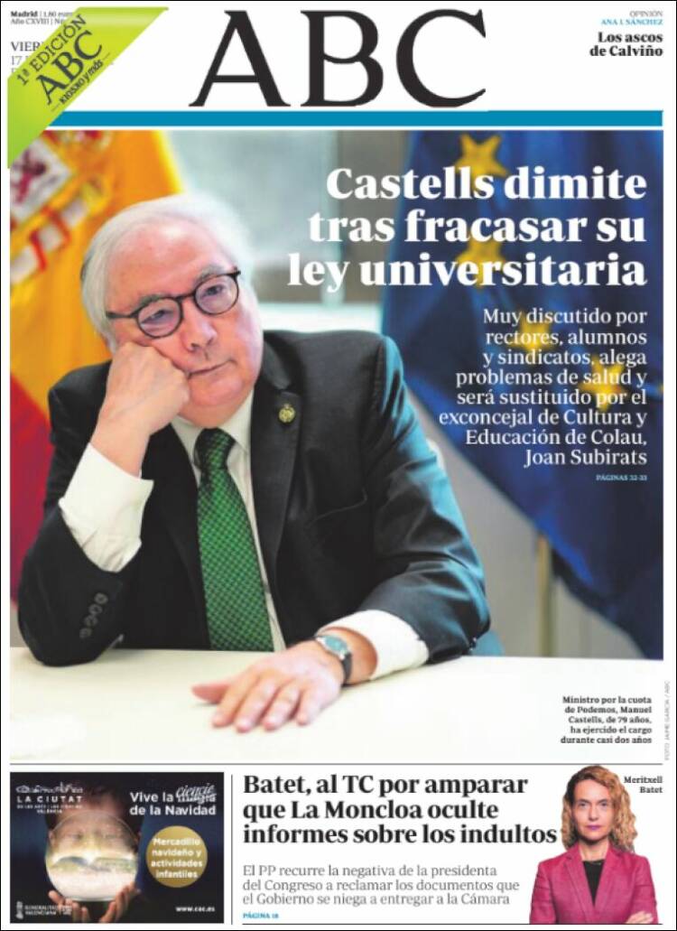 Portada de ABC (Espa&ntilde;a)