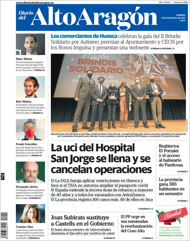 Portada de Diario del AltoAragón (Espa&ntilde;a)