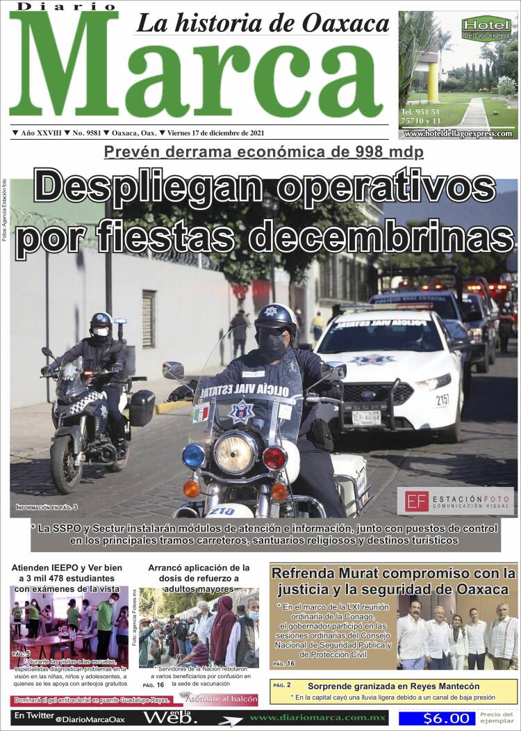 Portada de Diario Marca (México)