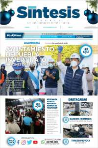 Portada de Síntesis - Puebla (M&eacute;xico)