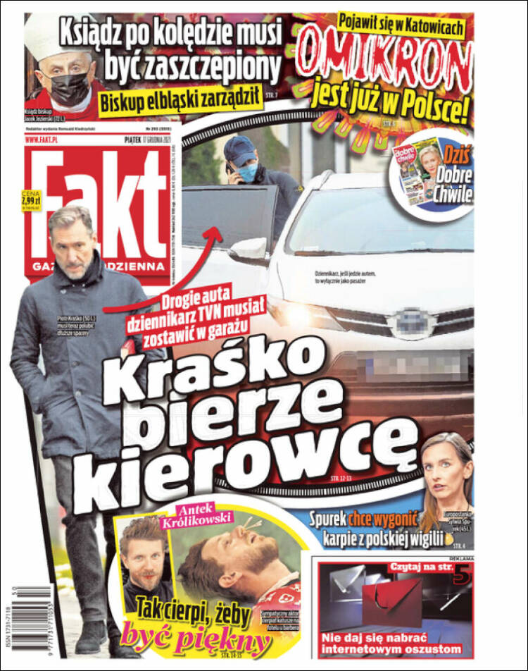Portada de Fakt (Polonia)