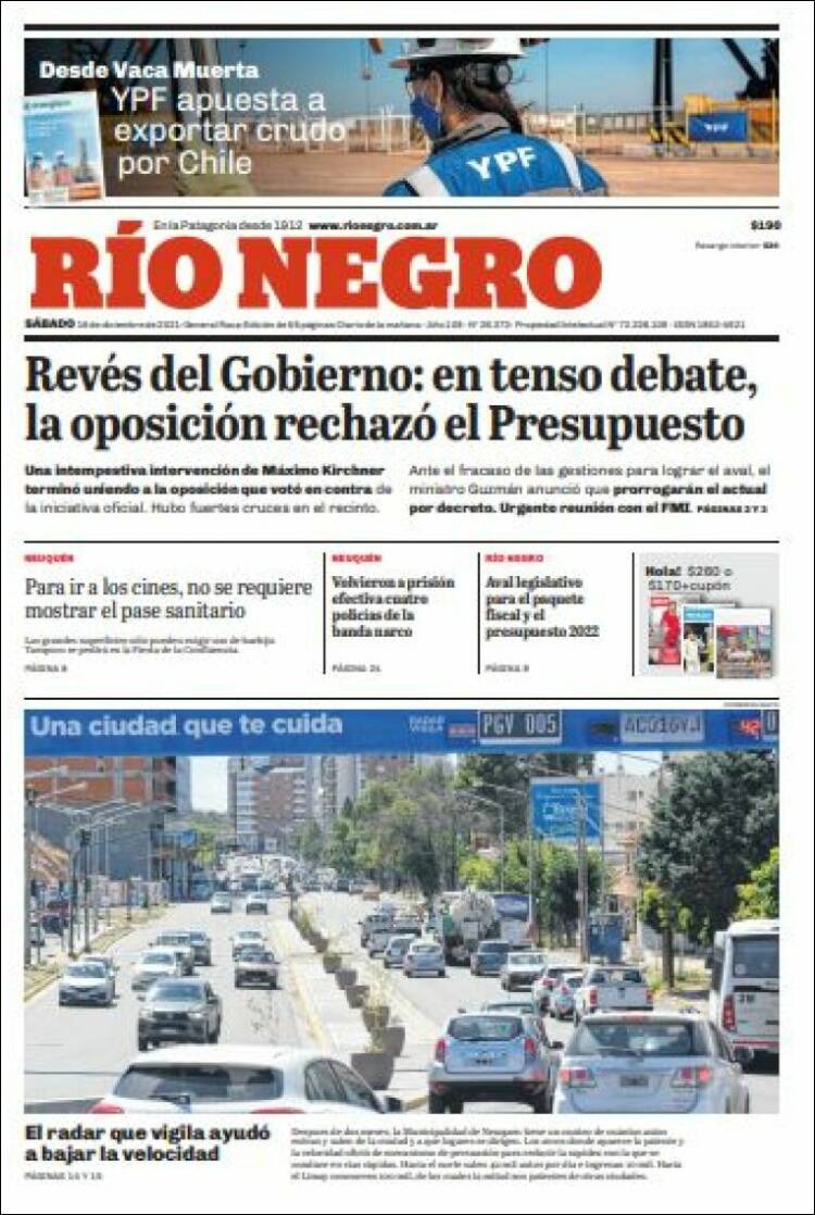 Portada de Rio Negro (Argentina)