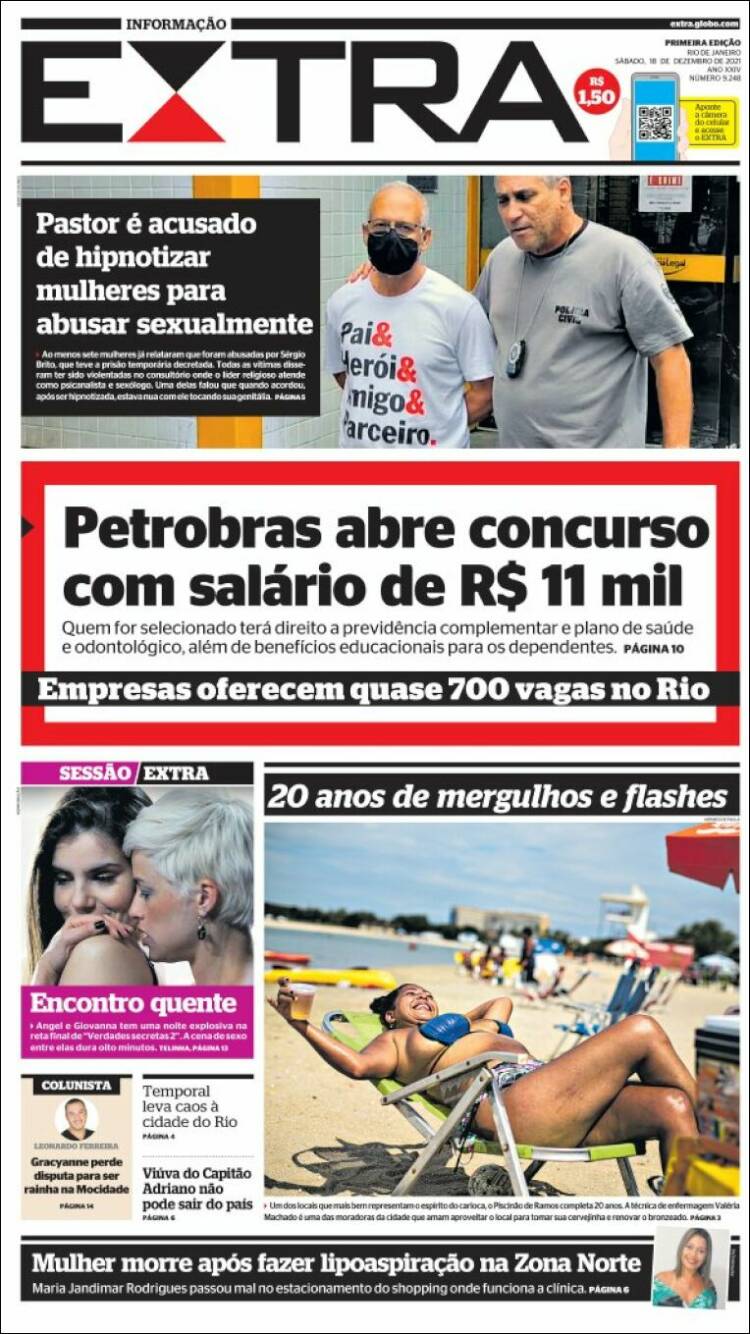 Portada de Extra (Brasil)