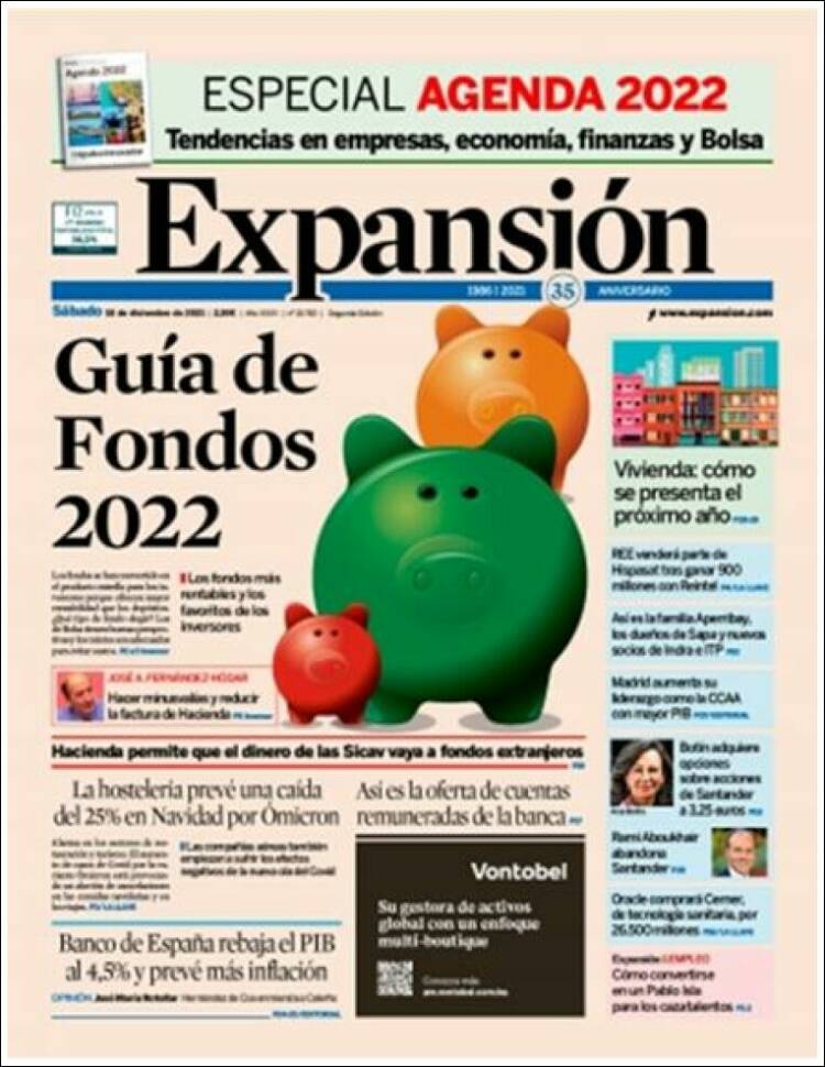 Portada de Expansión (Espa&ntilde;a)