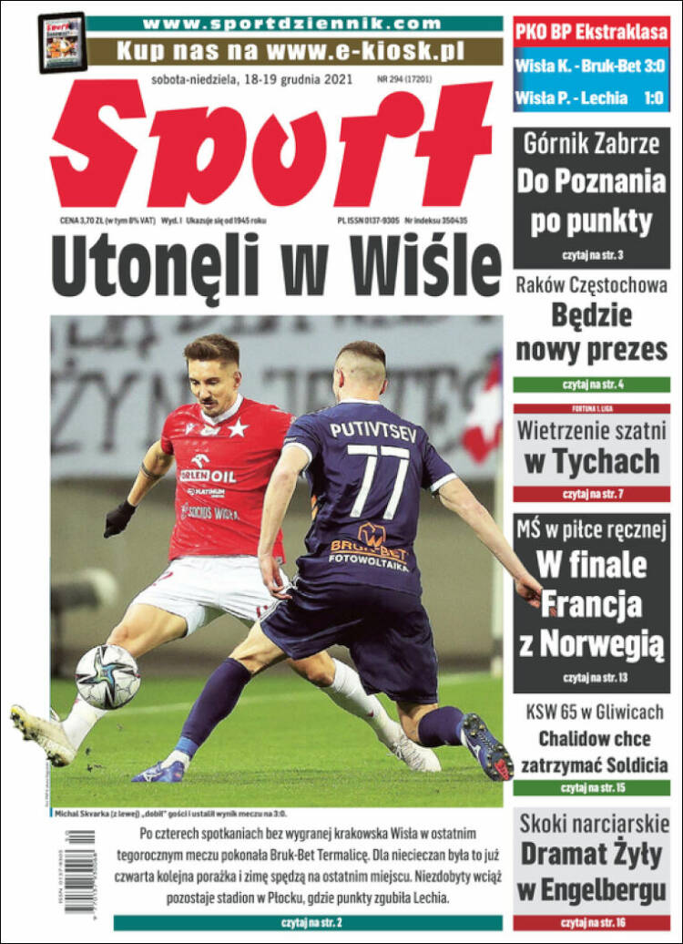 Portada de Katowicki Sport (Polonia)