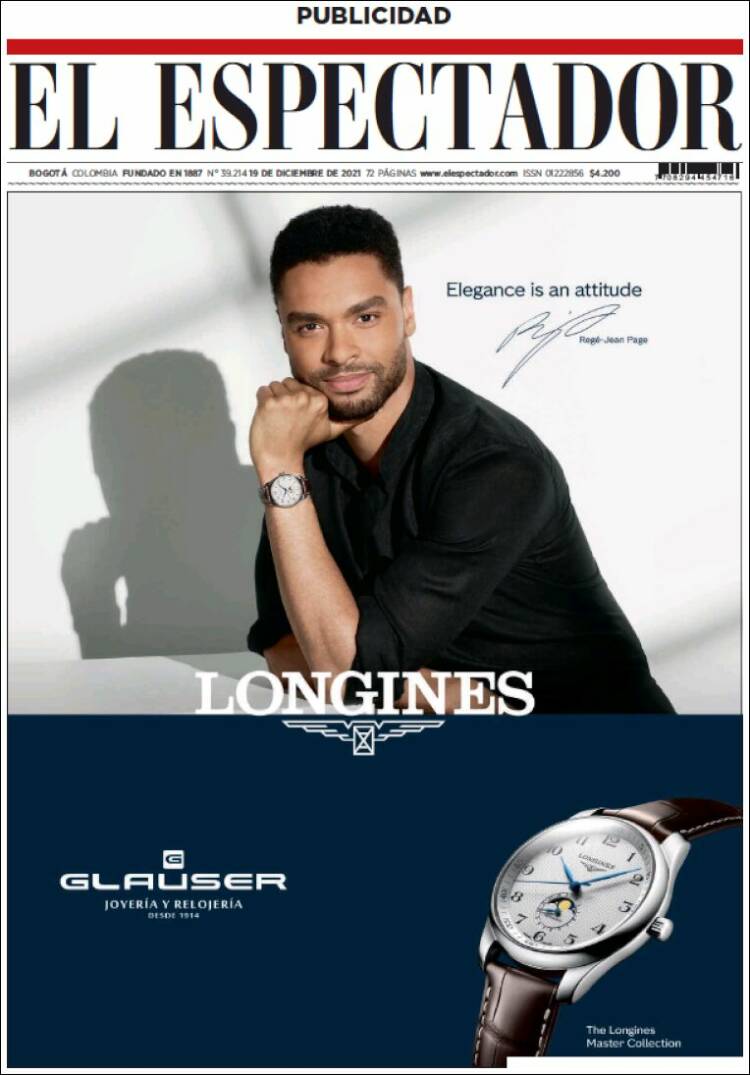 Portada de El Espectador (Colombia)