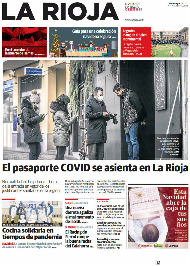 Portada de La Rioja (España)