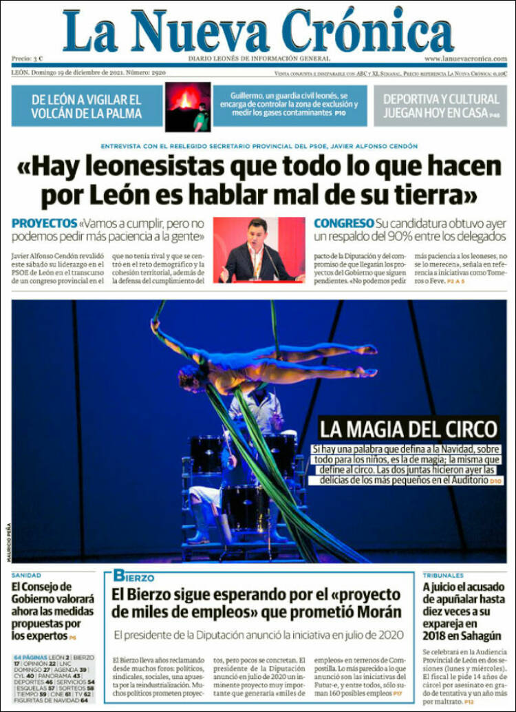 Portada de La Nueva Crónica (Espa&ntilde;a)