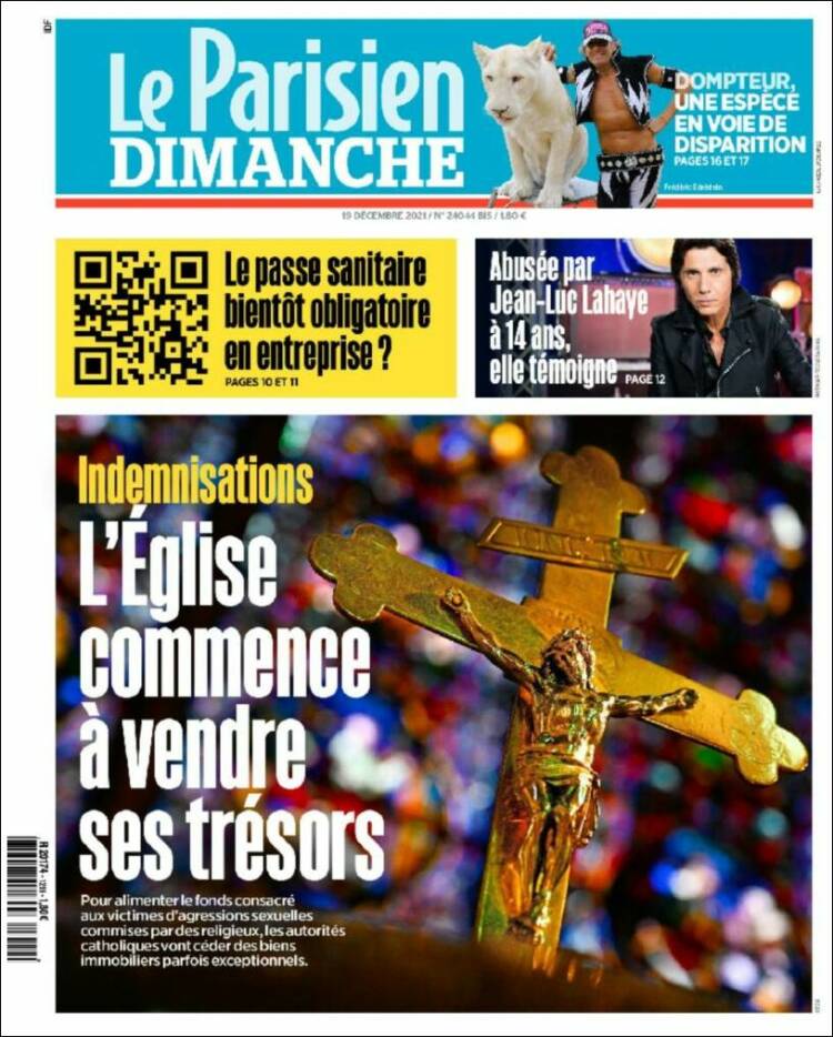 Portada de Le Parisien (Francia)