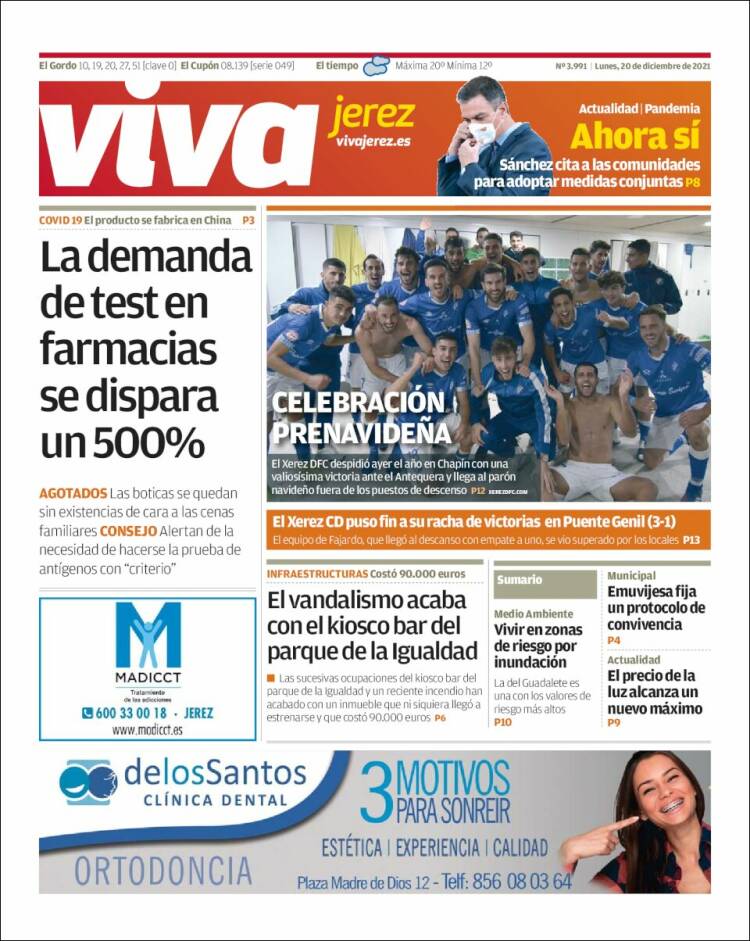 Portada de Información - Jerez (España)