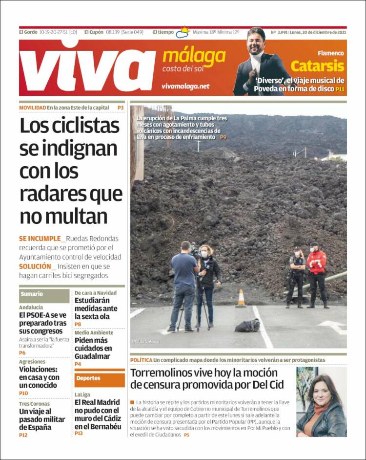 Portada de Viva Málaga (España)