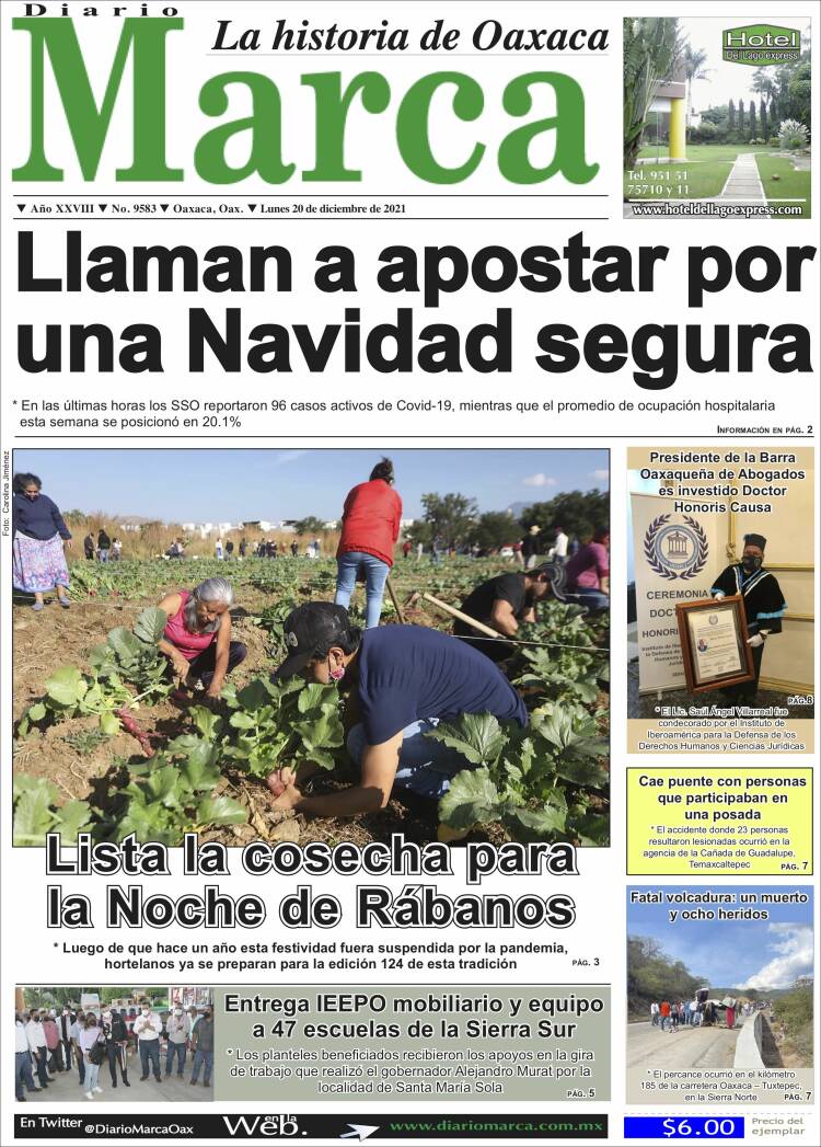 Portada de Diario Marca (México)