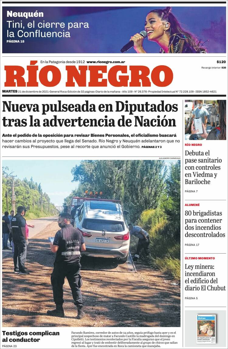 Portada de Rio Negro (Argentina)