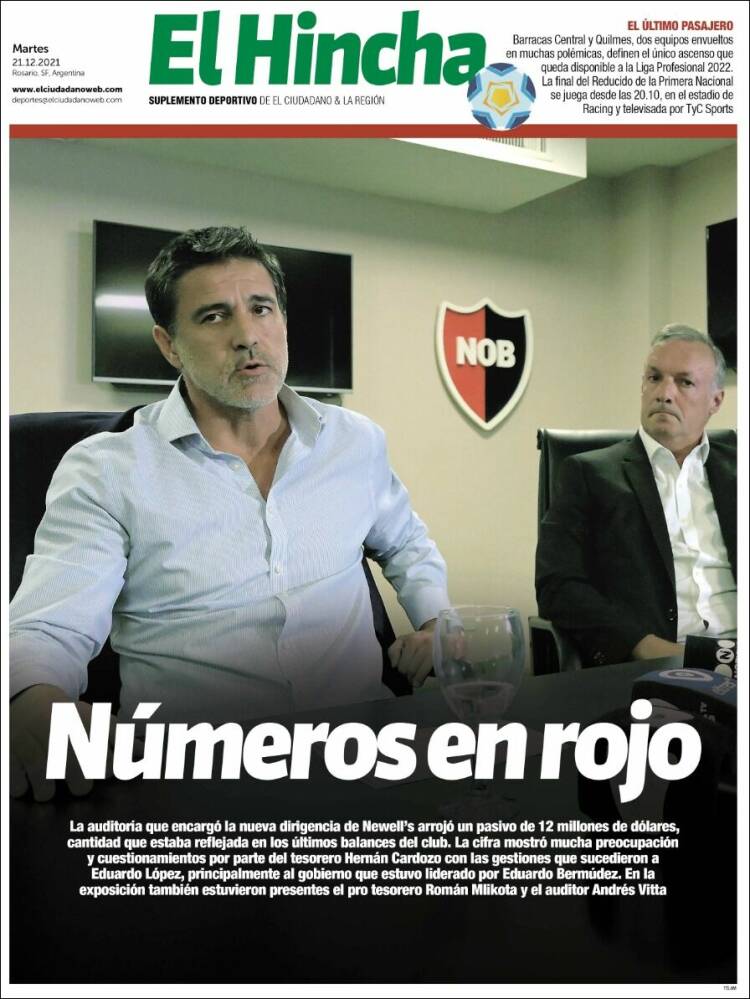 Portada de El Hincha (Argentina)