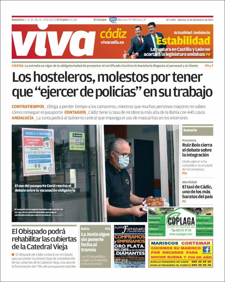 Portada de Información - Cadiz (Espa&ntilde;a)
