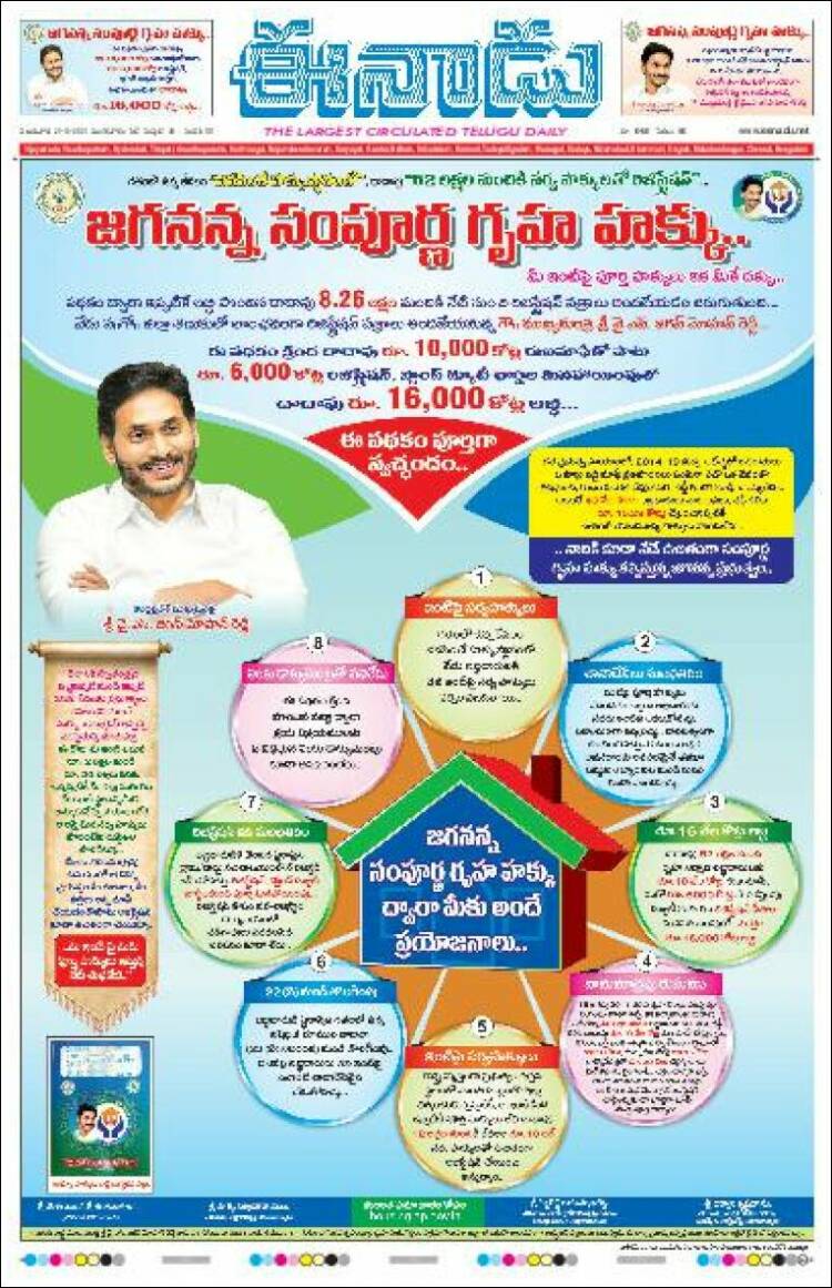 Portada de ఈనాడు : Telugu News (India)