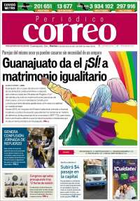 Portada de Correo - El diario del Estado de Guanajuato (M&eacute;xico)