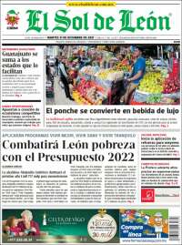 Portada de El Sol de León (M&eacute;xico)