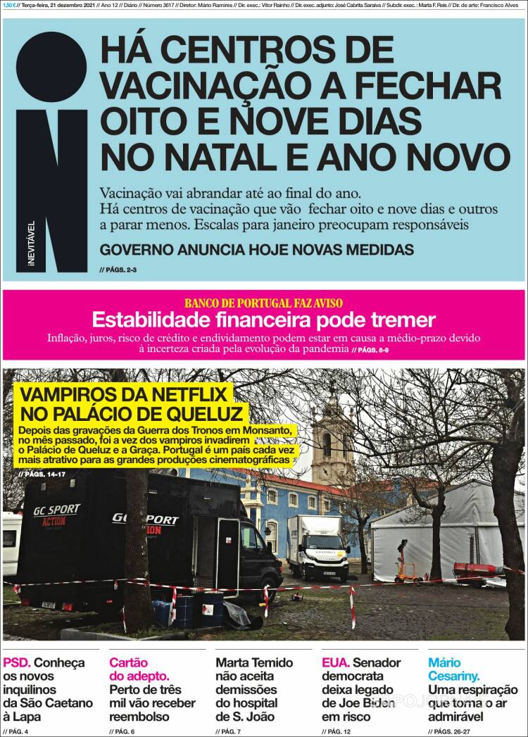 Portada de I - informação (Portugal)