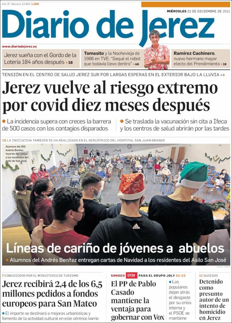 Portada de Diario de Jerez (España)
