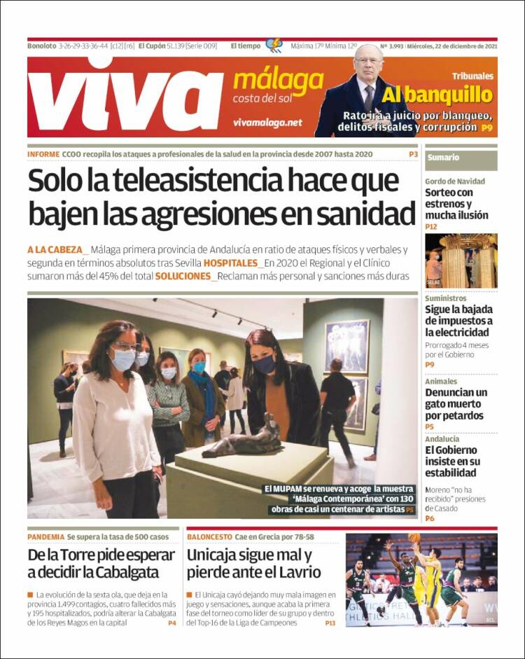 Portada de Viva Málaga (España)