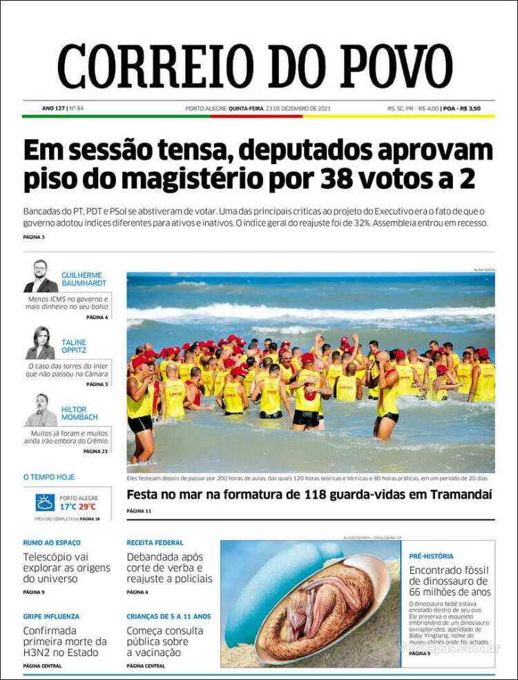 Portada de Correio Do Povo (Brasil)