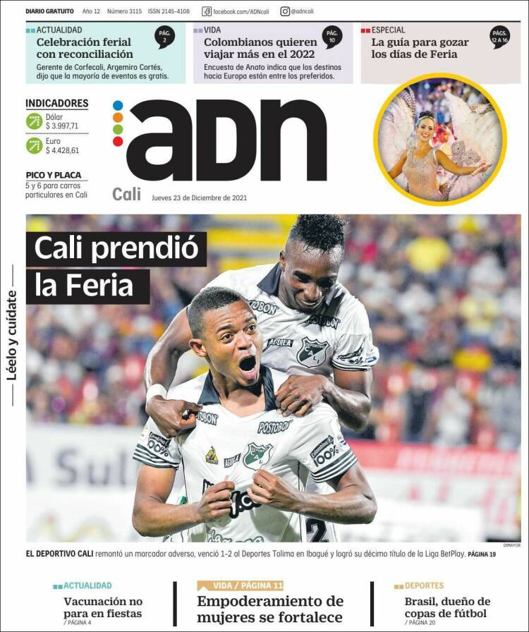 Portada de ADN - Cali (Colombia)