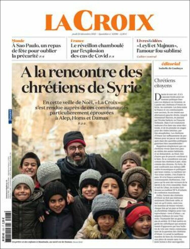 Portada de La Croix (Francia)