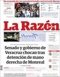 Portada de La Razón (M&eacute;xico)