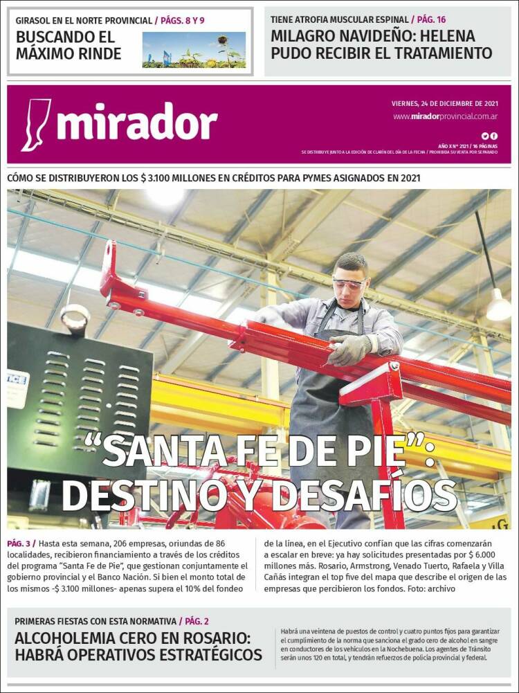 Portada de Mirador Provincial (Argentina)