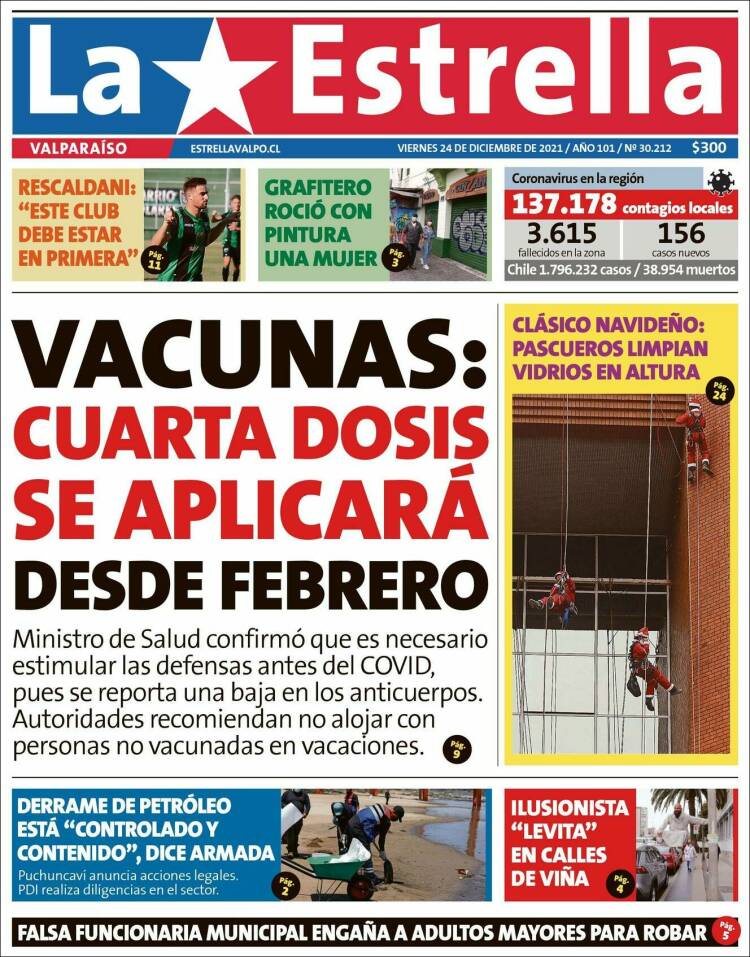 Portada de Estrella de Valparaiso (Chile)
