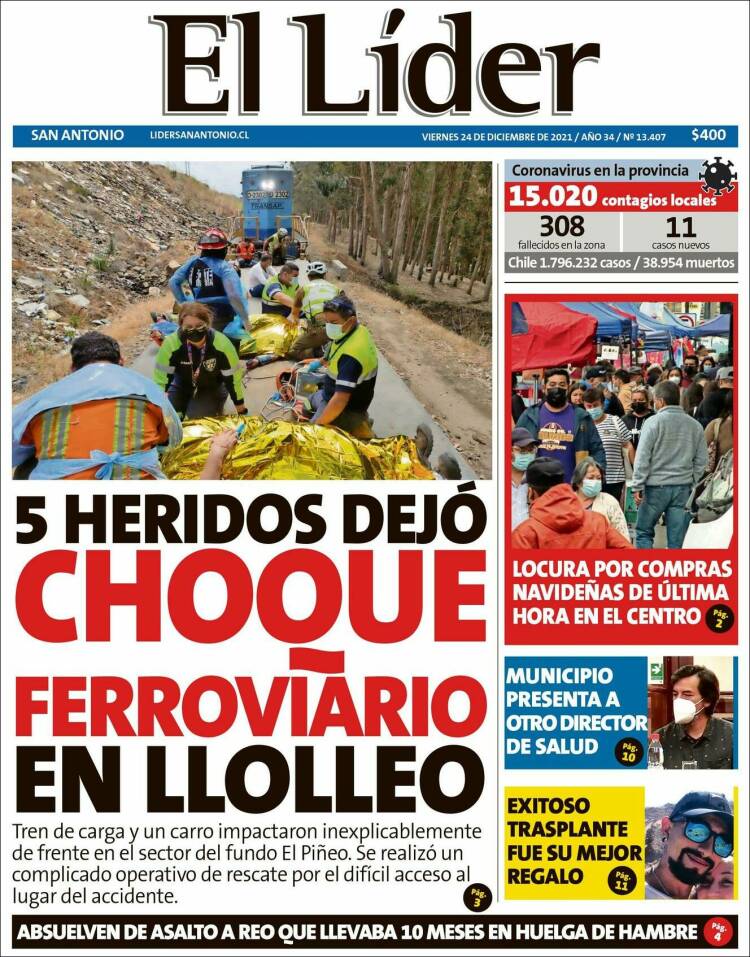 Portada de Lider de San Antonio (Chile)