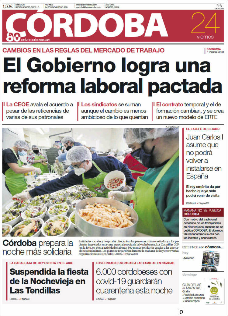 Portada de Diario de Córdoba (Espa&ntilde;a)
