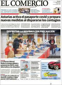Portada de El Comercio - Gijón (Espa&ntilde;a)