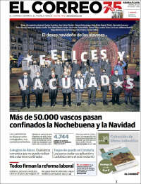 Portada de El Correo - Álava (Espa&ntilde;a)