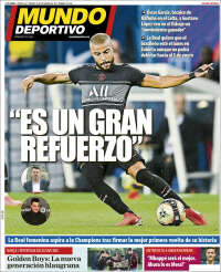 Portada de Mundo Deportivo Gipuzkoa (Espa&ntilde;a)