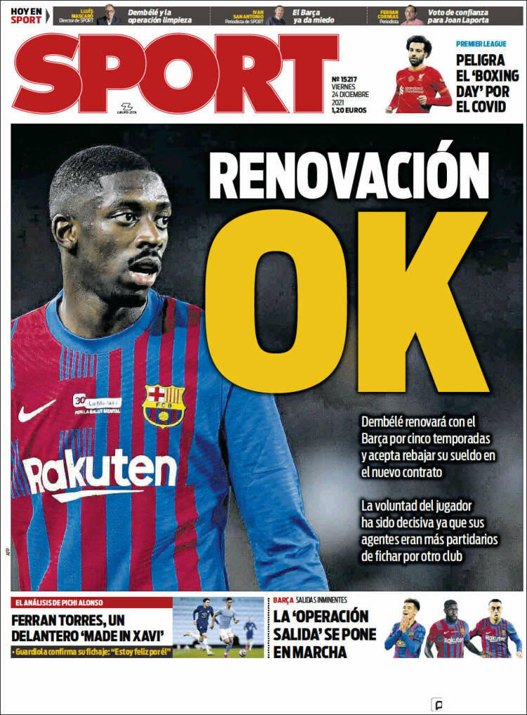 Portada de Sport (Espa&ntilde;a)
