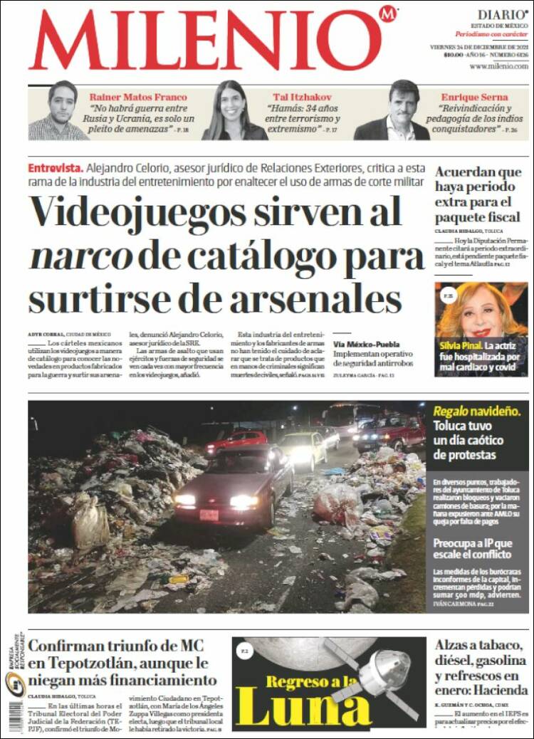 Portada de Milenio - Estado de México (M&eacute;xico)