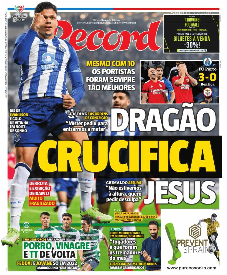 Portada de Record (Portugal)