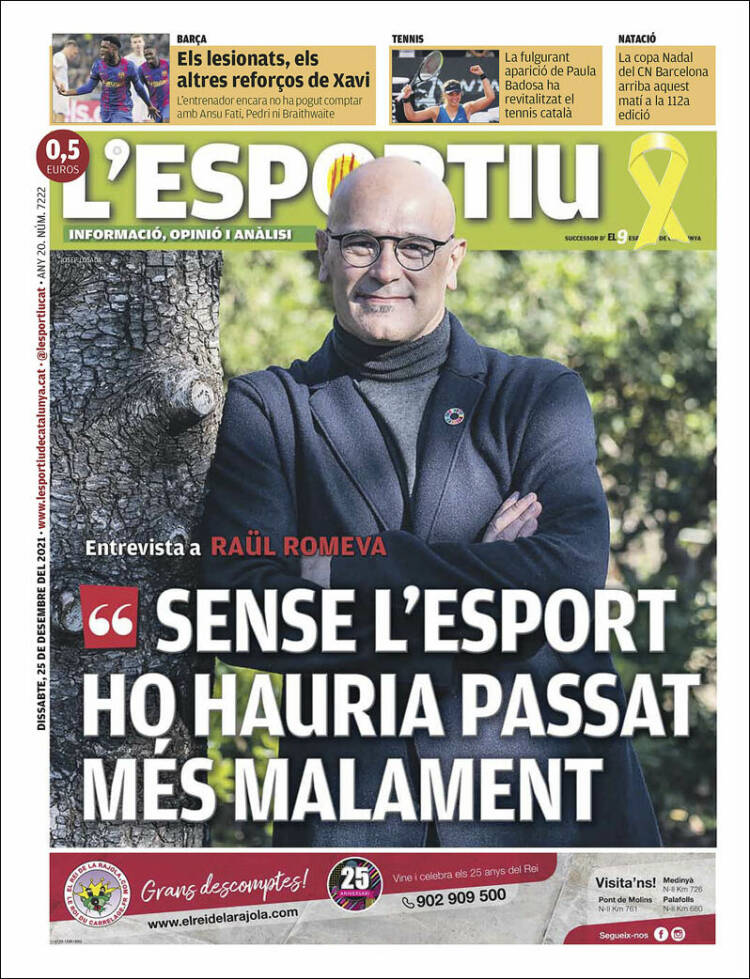 Portada de L'Esportiu (Spain)