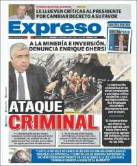 Portada de Expreso (Pérou)