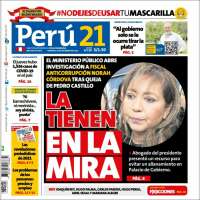 Portada de Perú 21 (Perú)