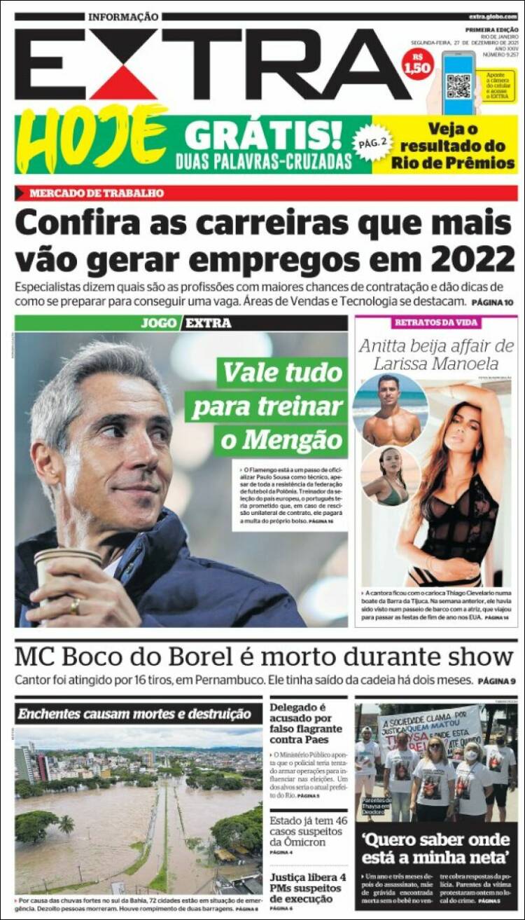 Portada de Extra (Brasil)