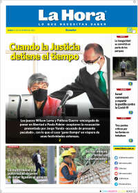 Portada de La Hora - Ecuador (Ecuador)