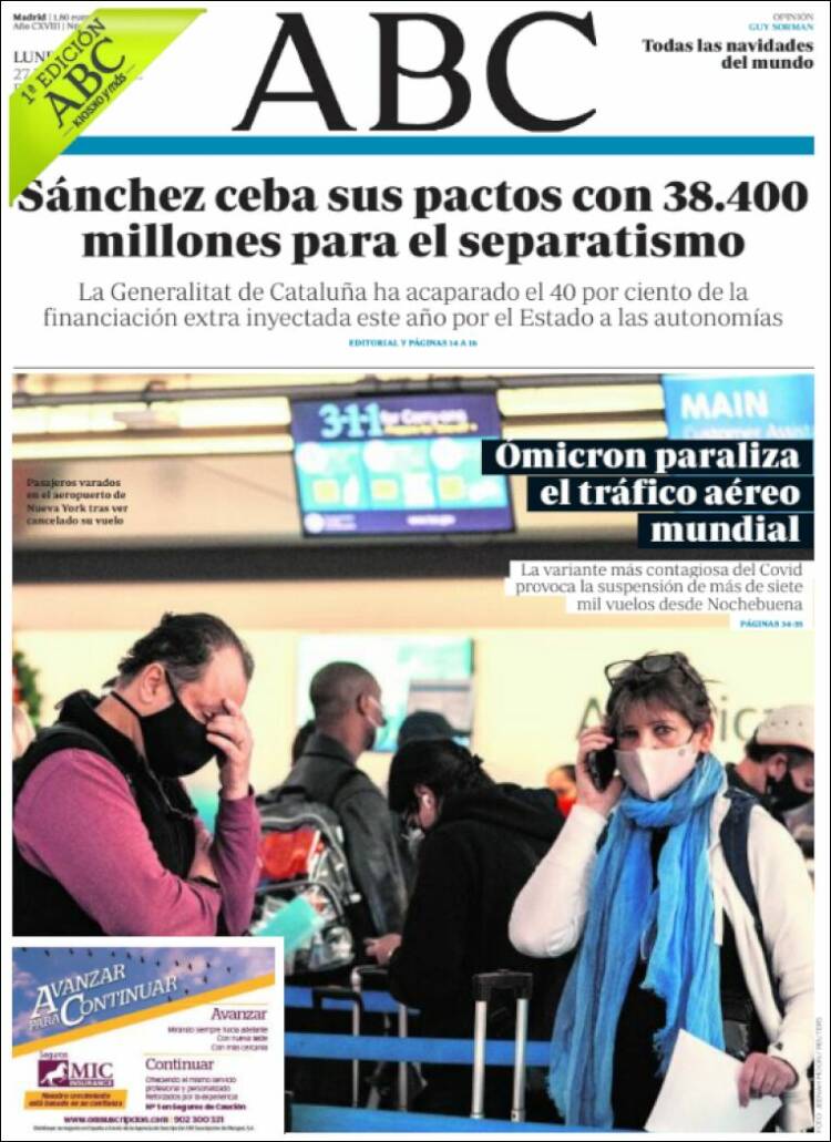Portada de ABC (Espa&ntilde;a)