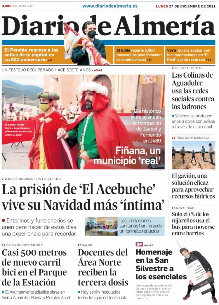 Portada de Diario de Almería (Espa&ntilde;a)
