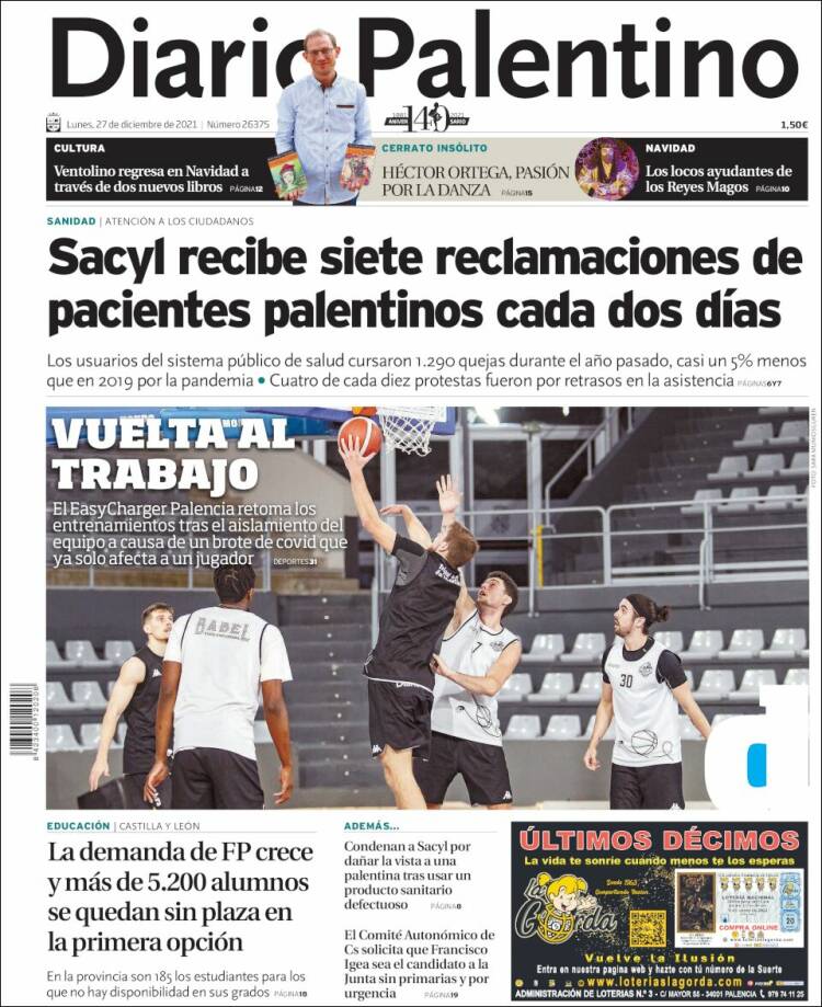 Portada de Diario Palentino (Espa&ntilde;a)