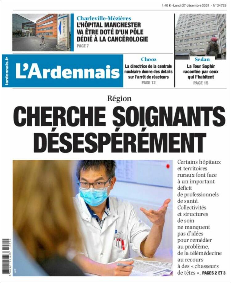 Portada de L'Ardenais (Francia)