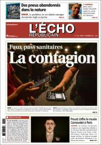 Portada de L'Echo Républicain (Francia)